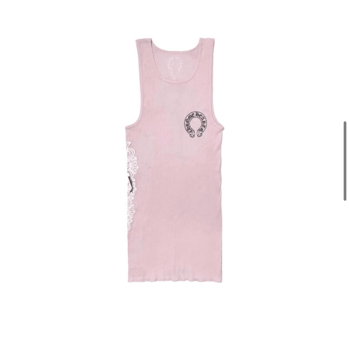 [새상품]크롬하츠 데들리 돌 립 아트 바젤 탱크 핑크 상품이미지1