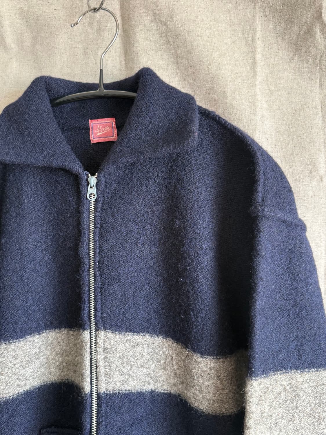45RPM wool zip up 상품이미지2
