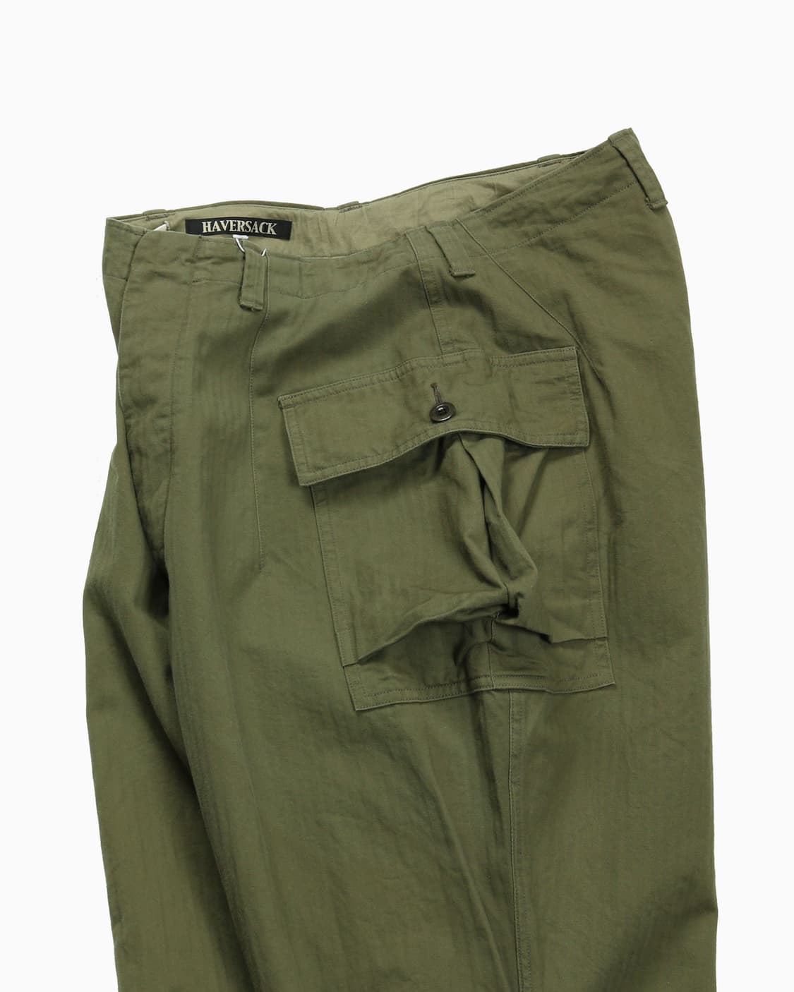 하버색 해링본 카고팬츠 상품이미지2