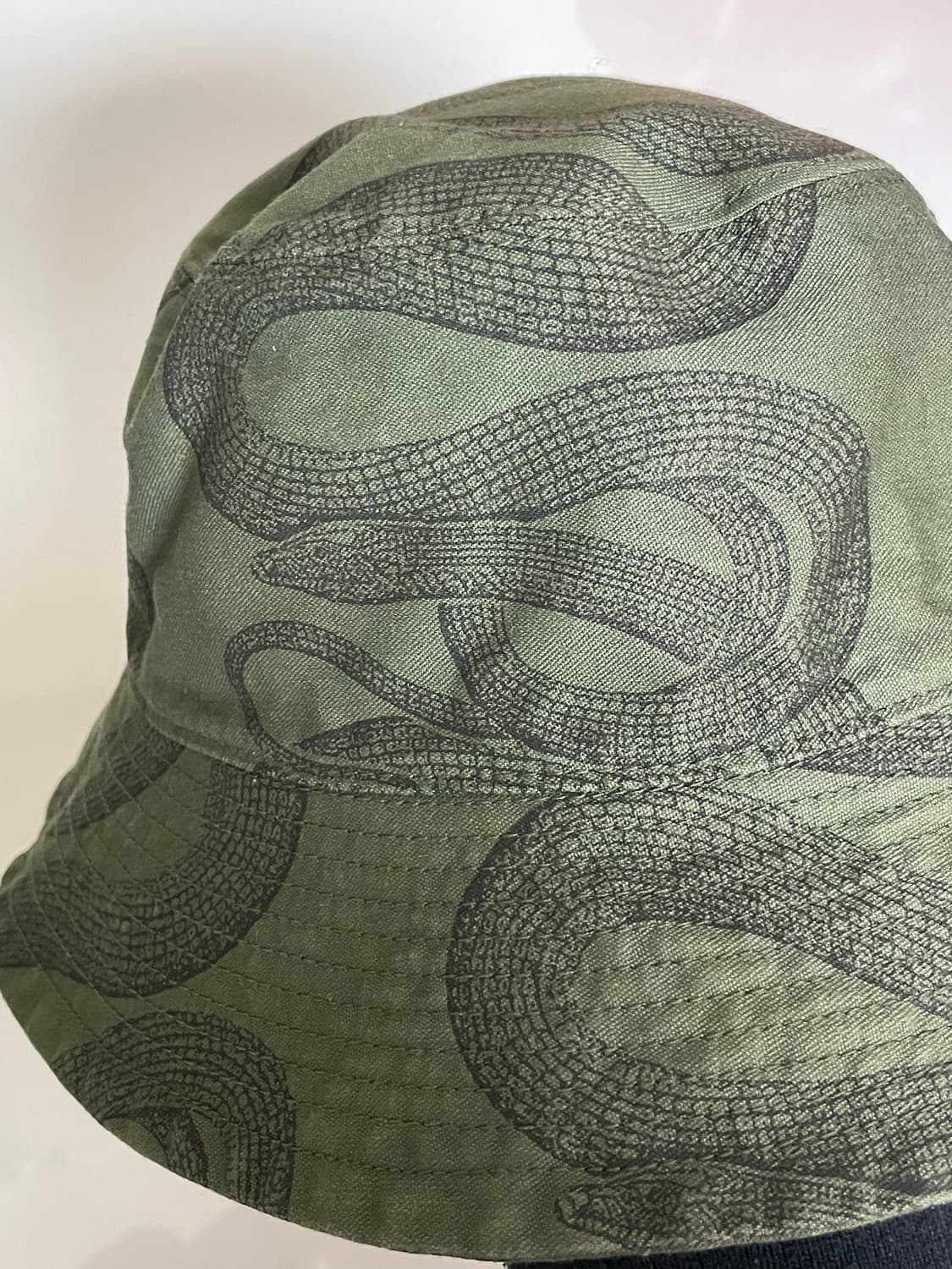 히스테릭 글래머 스네이크 패턴 버킷햇 상품이미지4