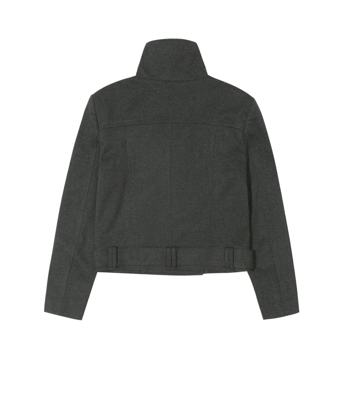 보헤미안서울 하프 코트 챠콜 상품이미지2