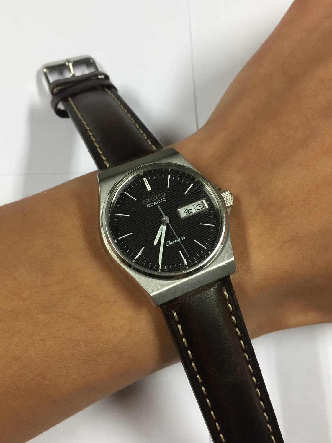 80s seiko chronos quatz day-date 상품이미지5