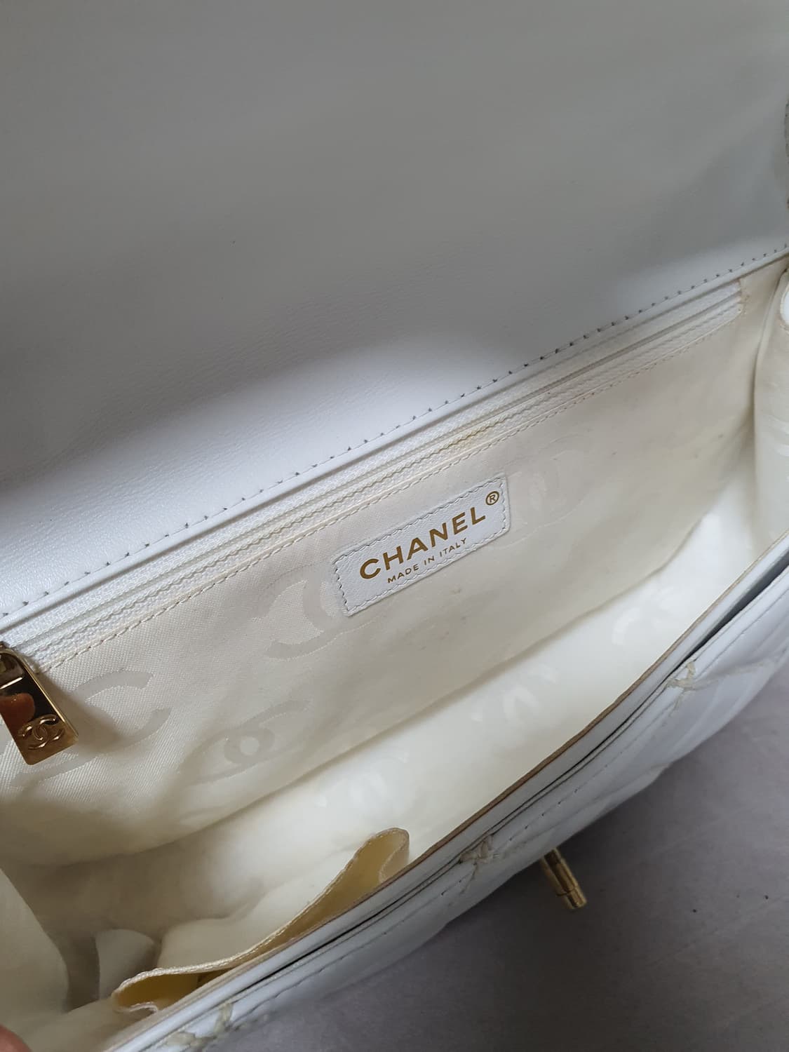 샤넬 와일드스티치 켈리백 화이트 상품이미지6