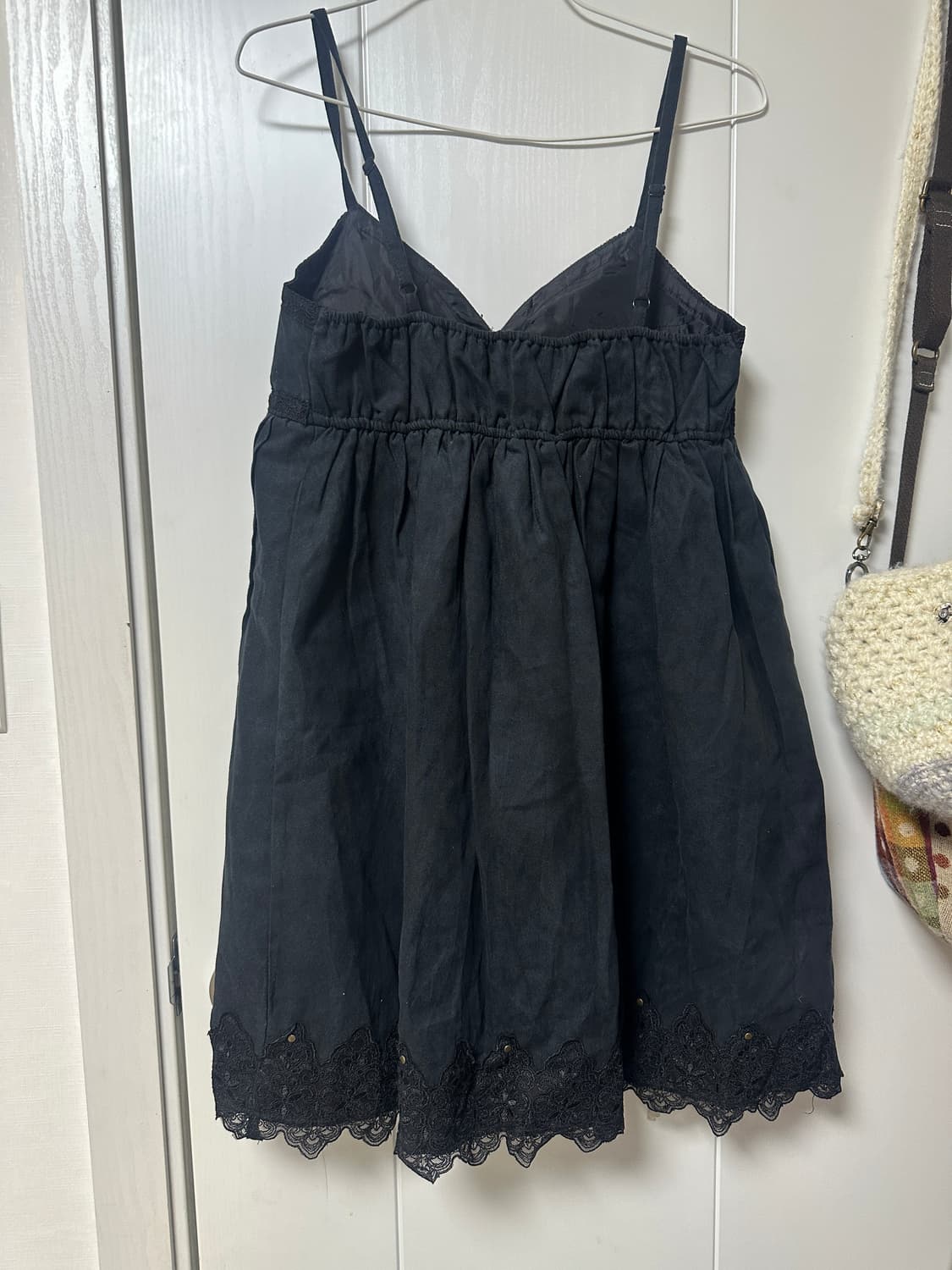 빈티지 벨벳 슬리브리스 나시원피스 상품이미지2