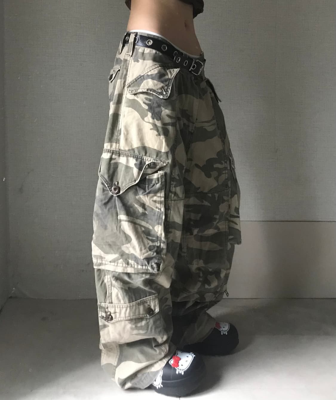 빈티지 멀티포켓 카모 카고팬츠 상품이미지4