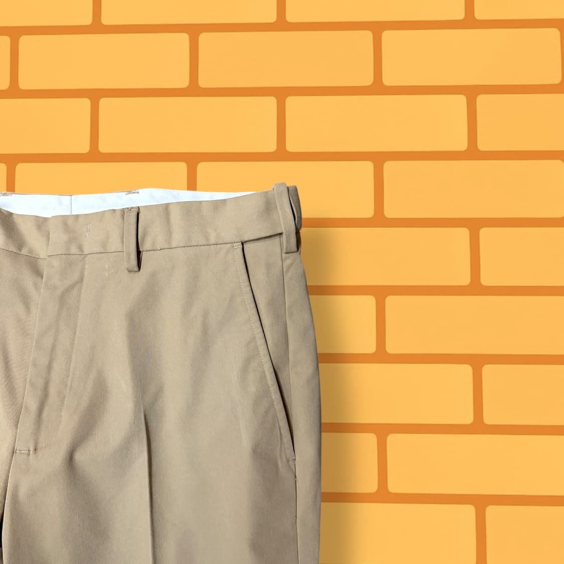 빈티지 클래식 베이지 치노 팬츠 (32) 상품이미지3