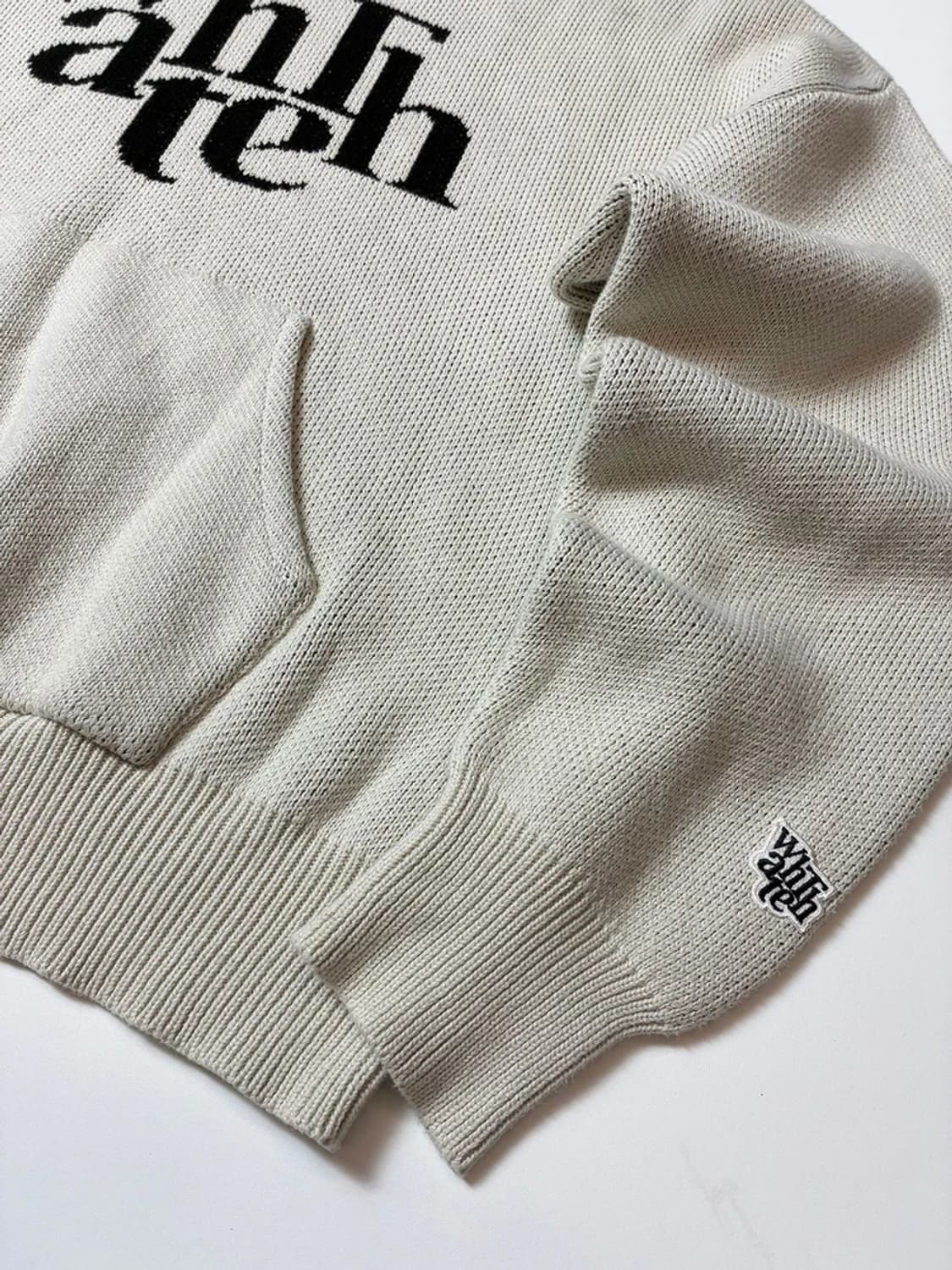 왓더웨어21FW WhatThe Wear NY-126니트후드티 PN8906 상품이미지5