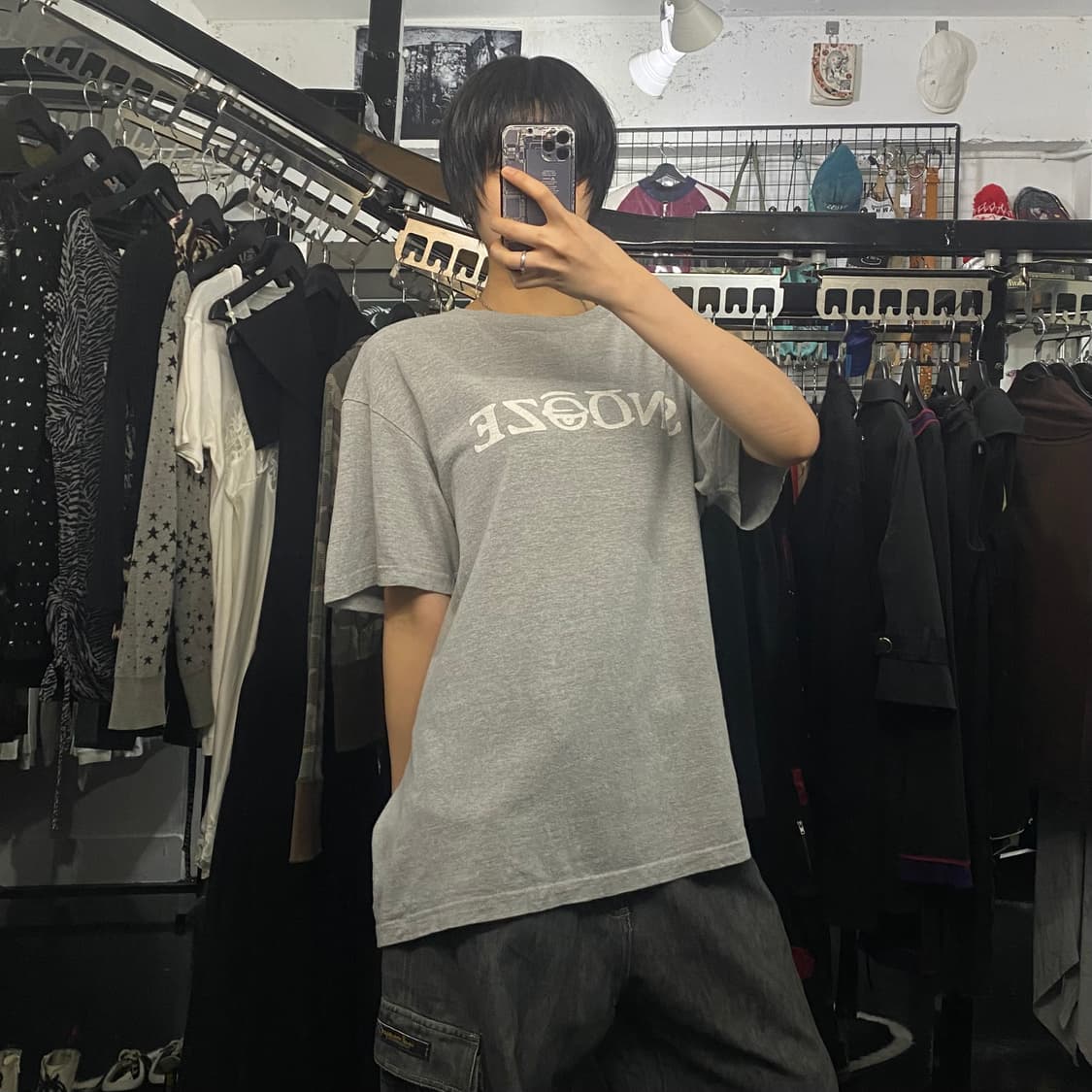 Beams 스누즈 레터링 반팔 티셔츠 상품이미지7