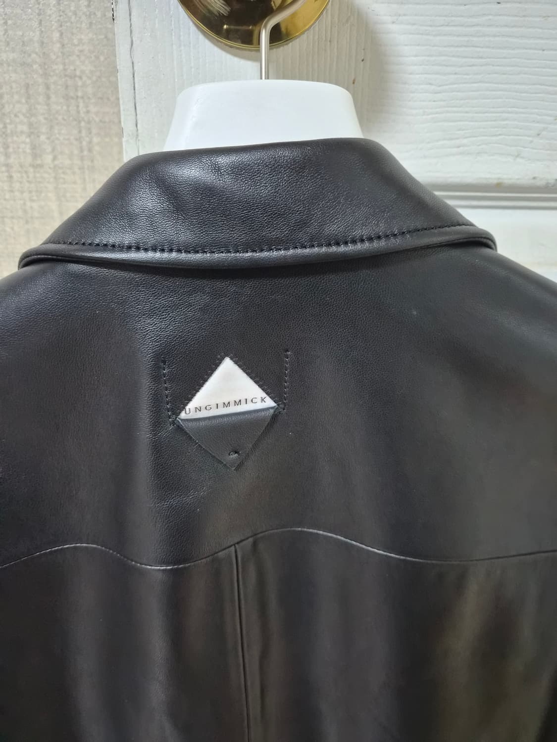 언지미크 대디핏 리얼레더 블레이져 상품이미지3