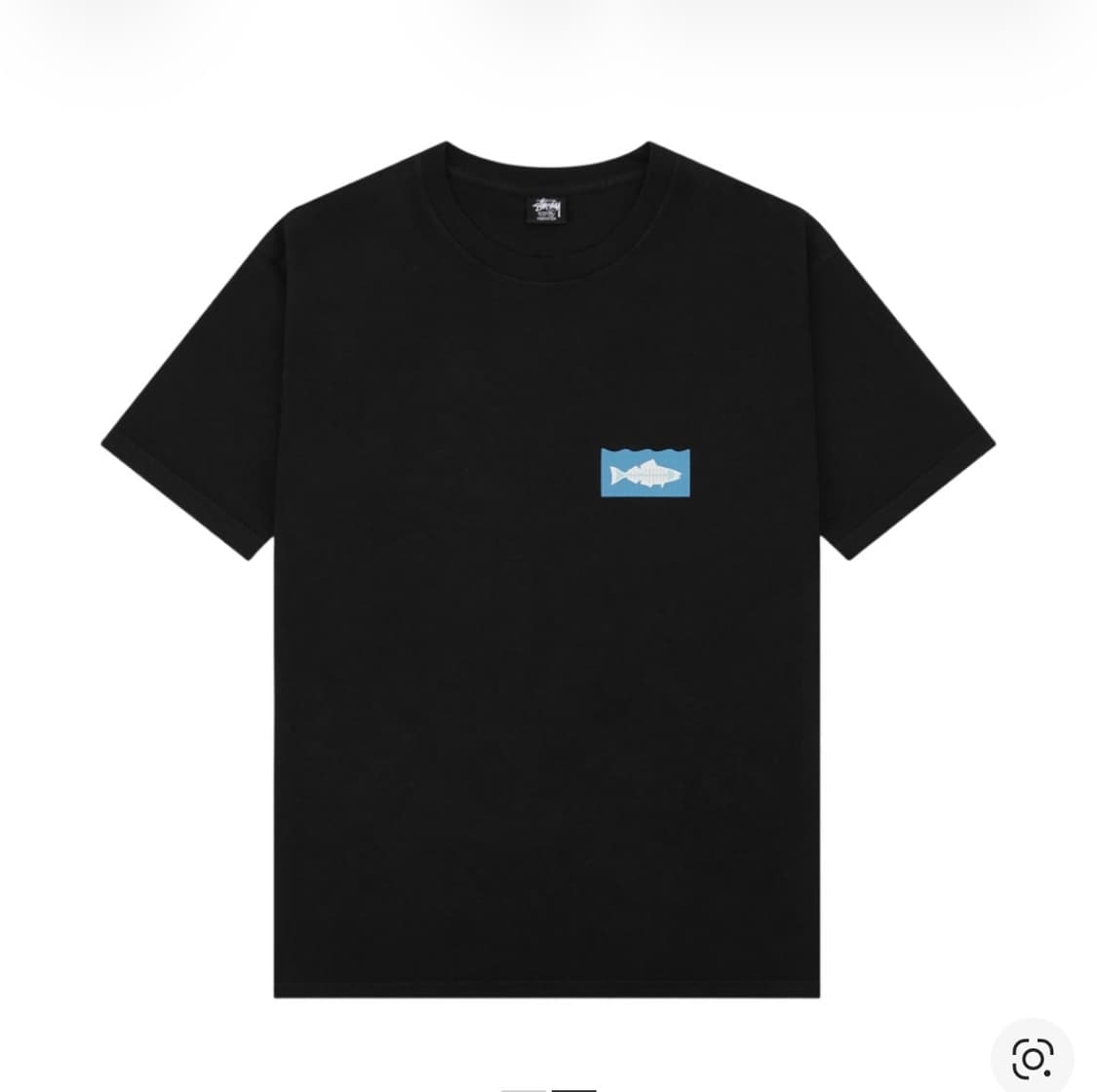 M) 스투시 힐 더 베이 오션 피그먼트 다이드 티셔츠 블랙 상품이미지2
