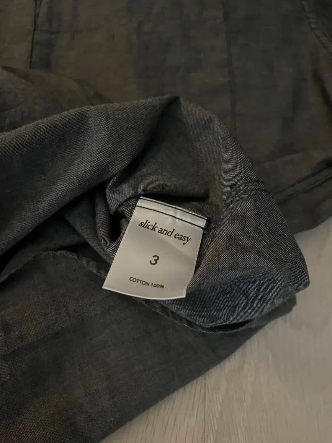 슬릭앤이지 슬릭셔츠 뉴블랙 3사이즈 상품이미지3