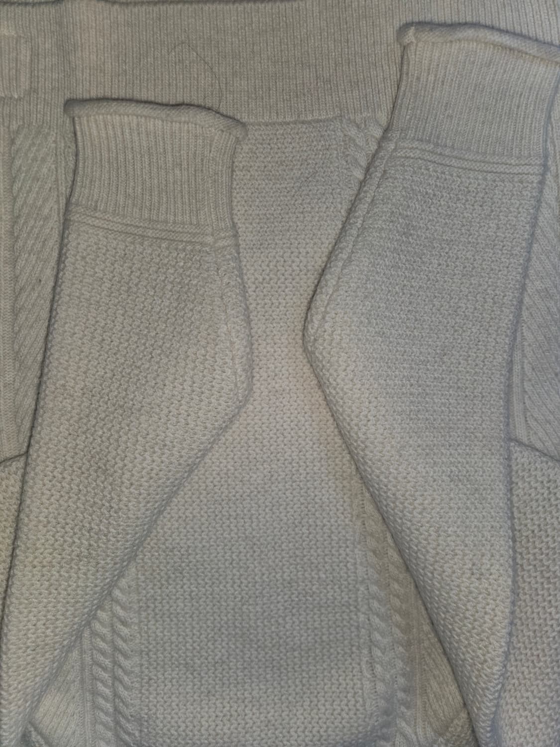 러프사이드 24FW 아란 니트 오트밀 1 사이즈 상품이미지7