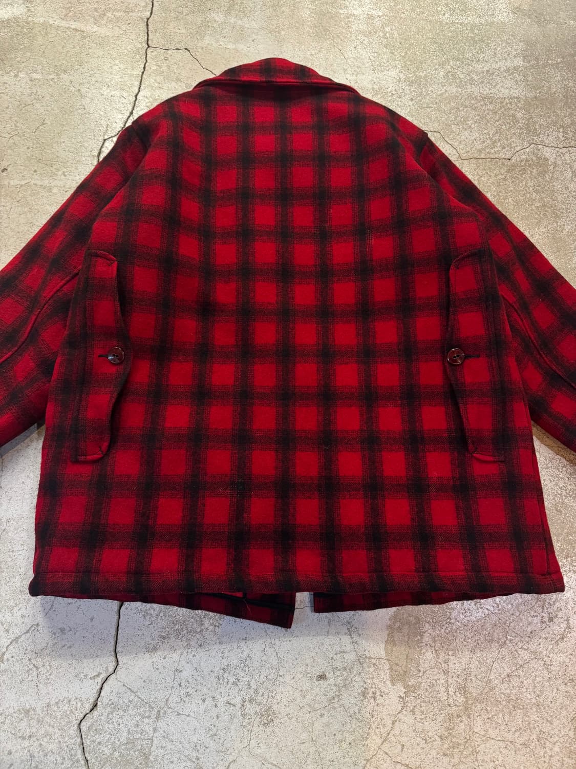 60s 울리치 버팔로체크 매키노 울 헌팅자켓 상품이미지6