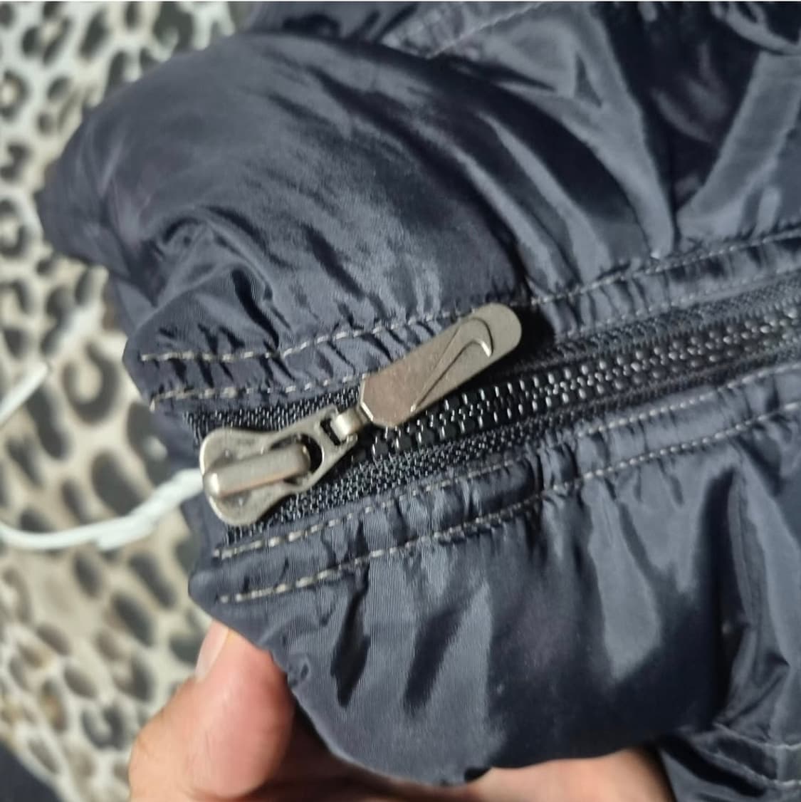 (희귀)90's 나이키 올드스쿨 어센틱 벤치 코트 패딩 L 상품이미지4