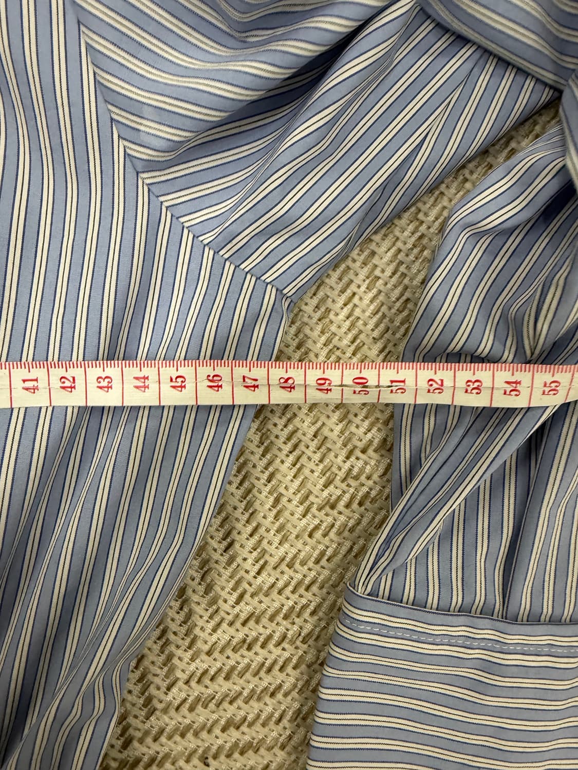 정품) maje 마쥬 스트라이프 셔츠 원피스 40 상품이미지9