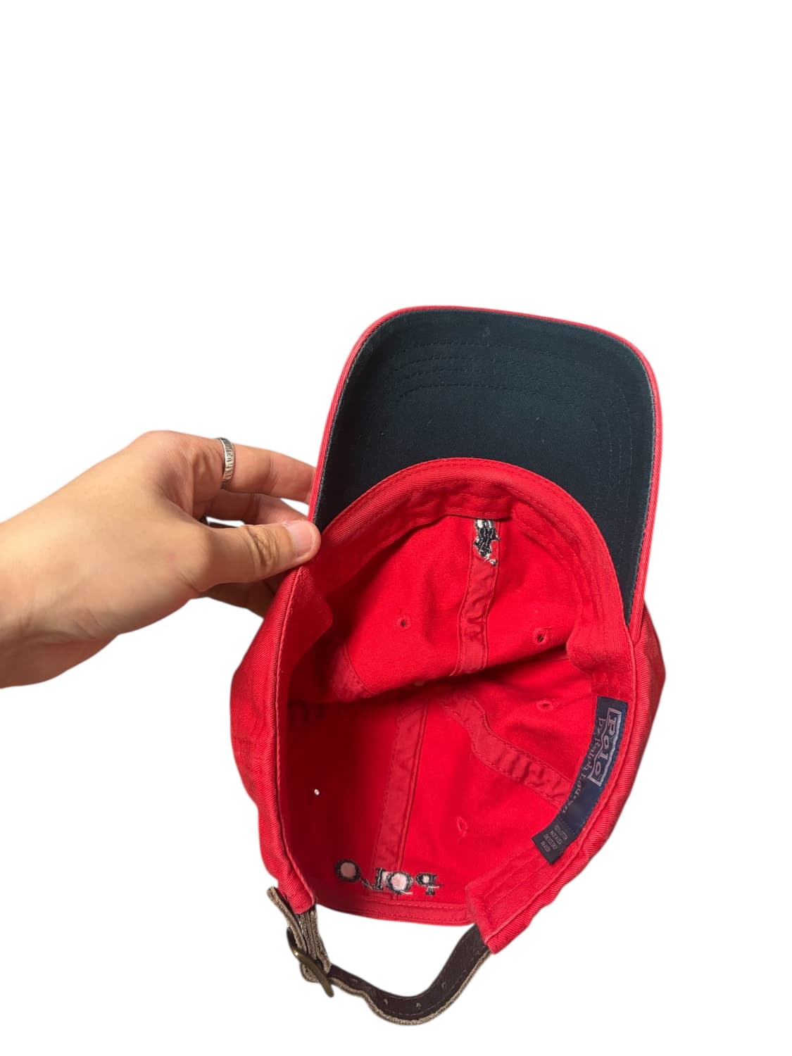 폴로 랄프로렌 빈티지 레드 포니 볼캡 상품이미지10