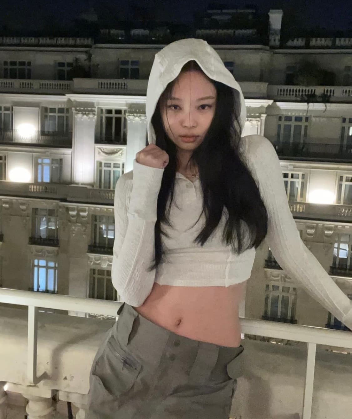혜인서 후디드 크롭 0사이즈 상품이미지1