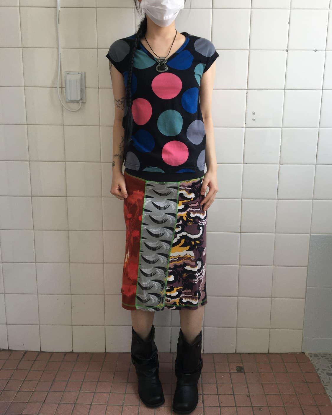 Dot pattern top 상품이미지1