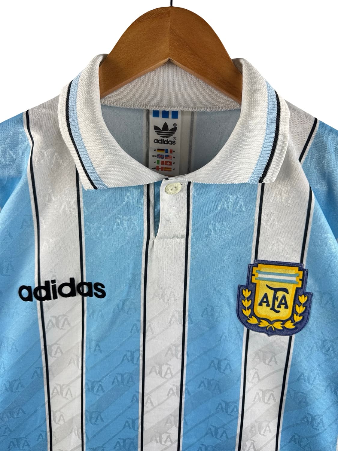 90s 아디다스 1994 아르헨티나 어웨이 올드유니폼2811 상품이미지3
