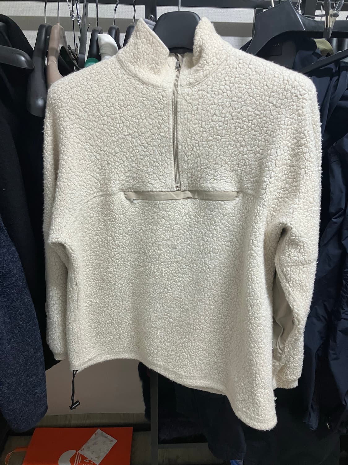 캡틴 선샤인 울 캐시미어 플리스 하이넥 풀오버 상품이미지2