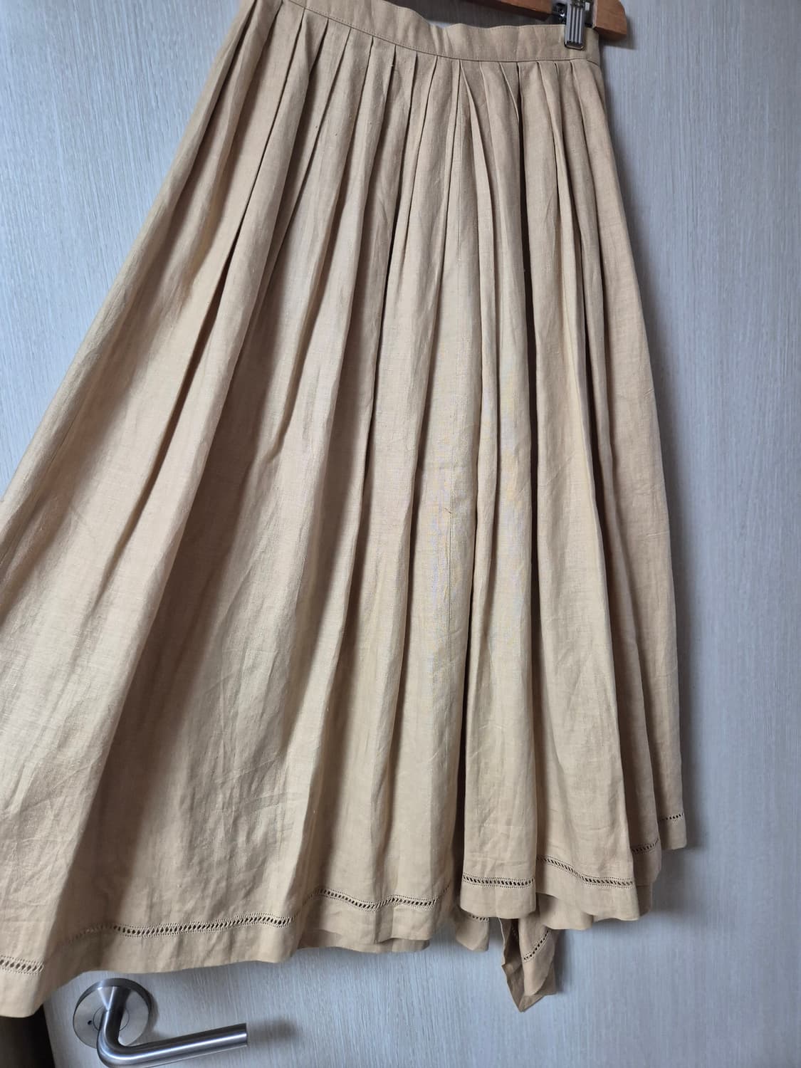 (정품) 이세이미야케 린넨 플리츠 스커트 랩 스커트 상품이미지6