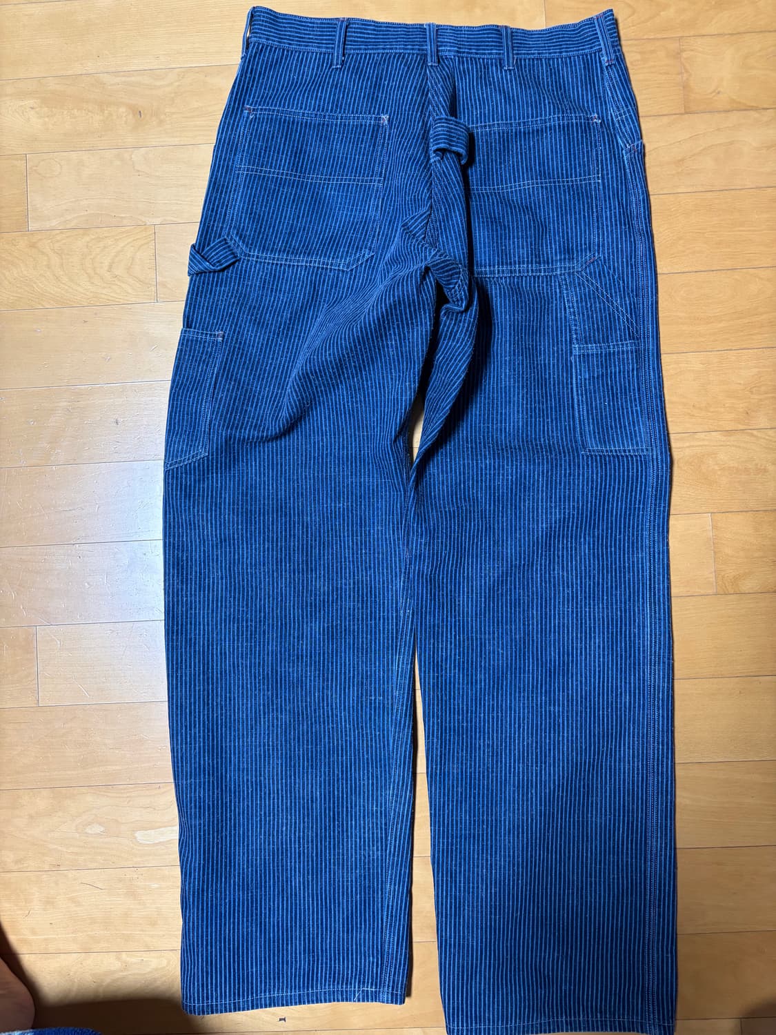 와이즈포맨 스트라이프 카펜터 팬츠 상품이미지2