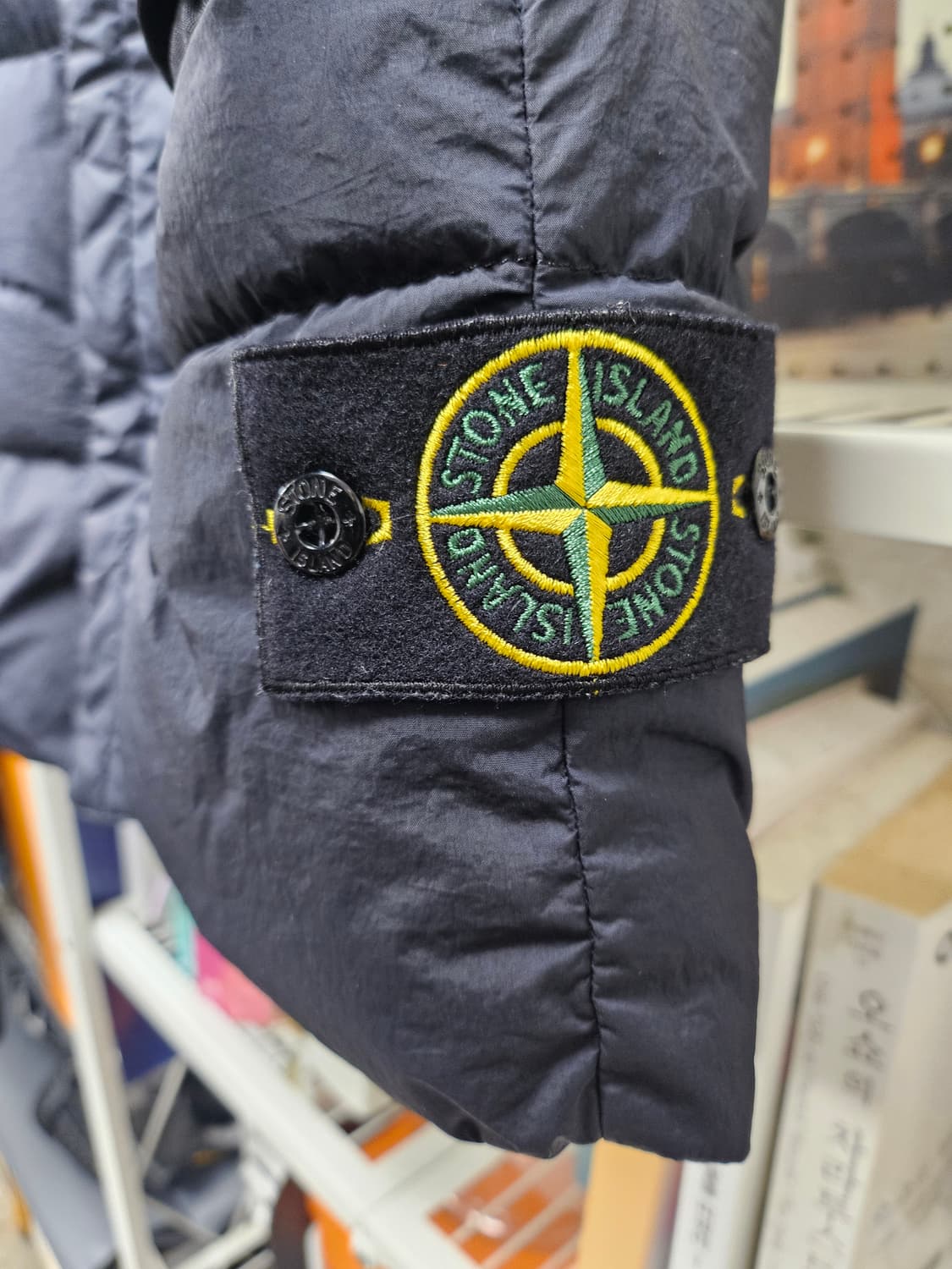 스톤아일랜드 패딩조끼 M 와펜 패딩 베스트 XD29 상품이미지6