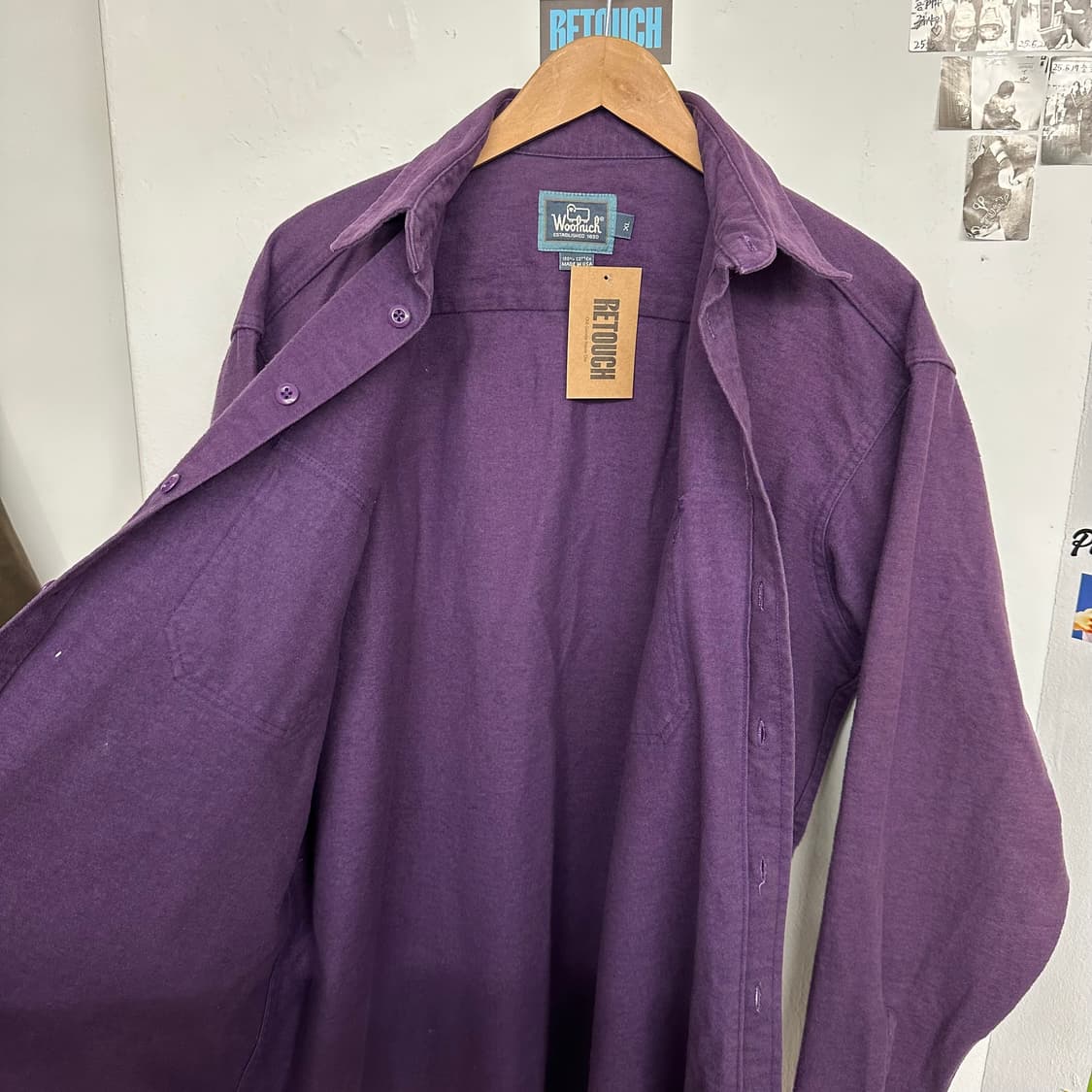 80’s 울리치 헤비울 플란넬 셔츠 상품이미지6