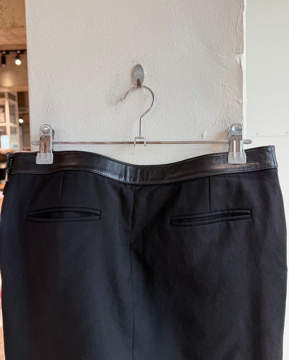 생로랑 블랙 체인 미니스커트 상품이미지6