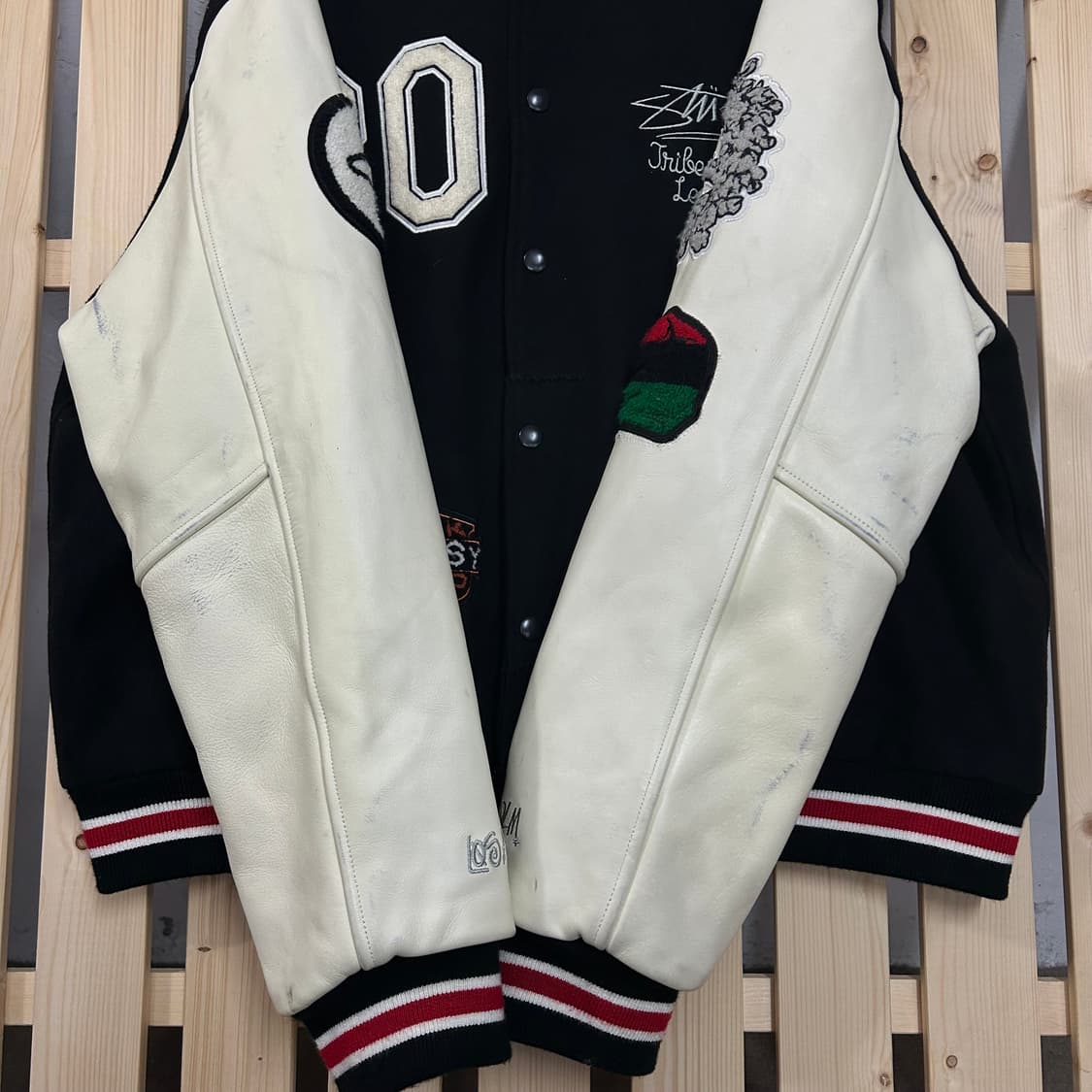 (XL) 스투시 아워레가시 데님티어스 TTL 바시티 자켓 상품이미지6