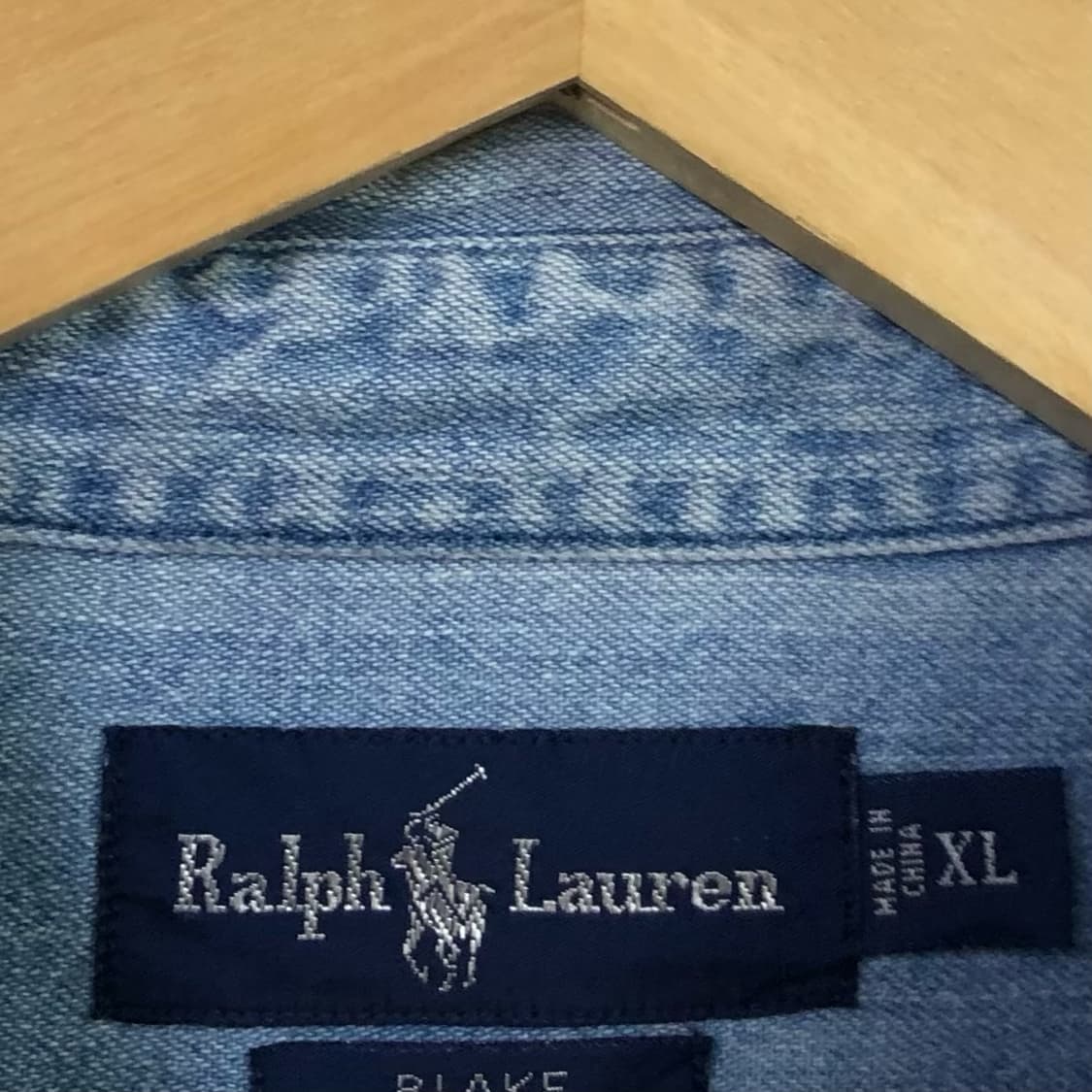 Xxl 폴로 데님 셔츠 상품이미지3