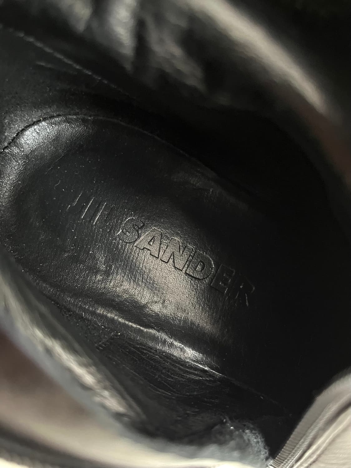 질샌더 2011 라프시몬스 레더 라이더 부츠 상품이미지6