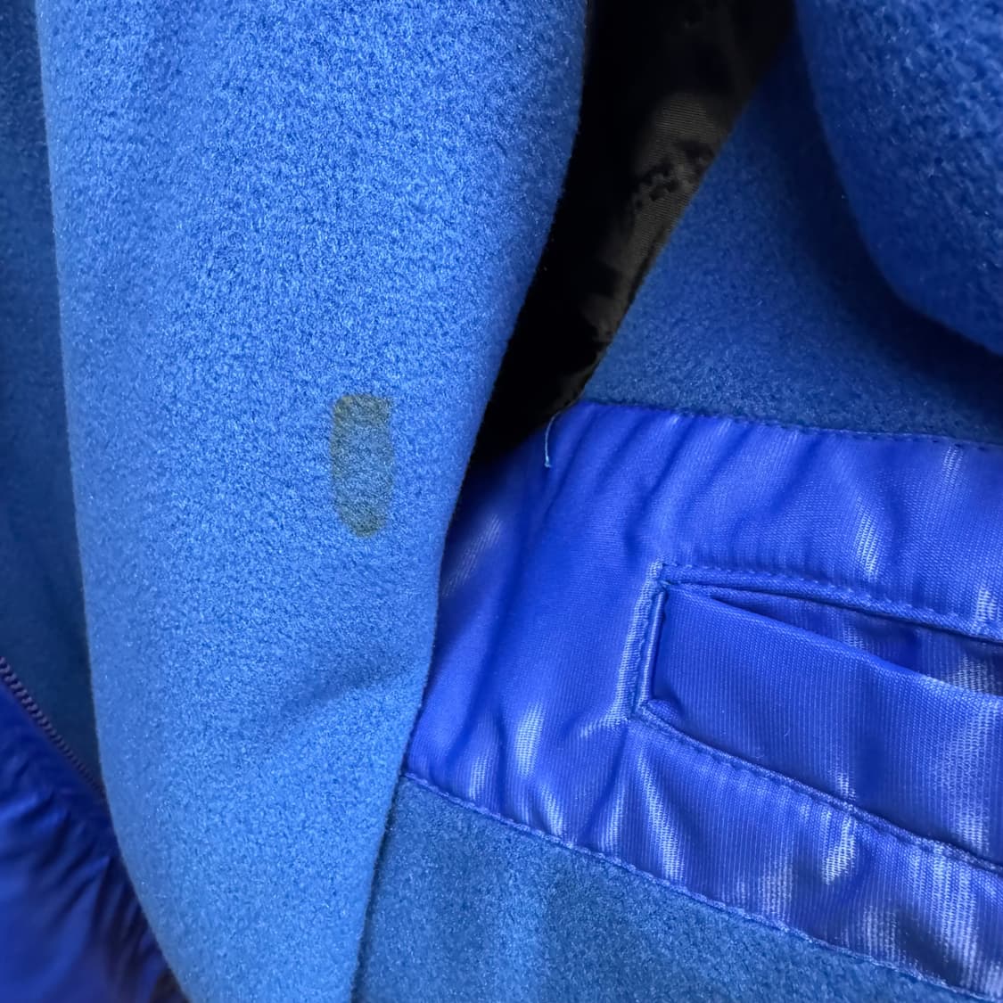 00s JPN VINTAGE 바시티 자켓 전면 빅로고 포인트 블루 상품이미지9