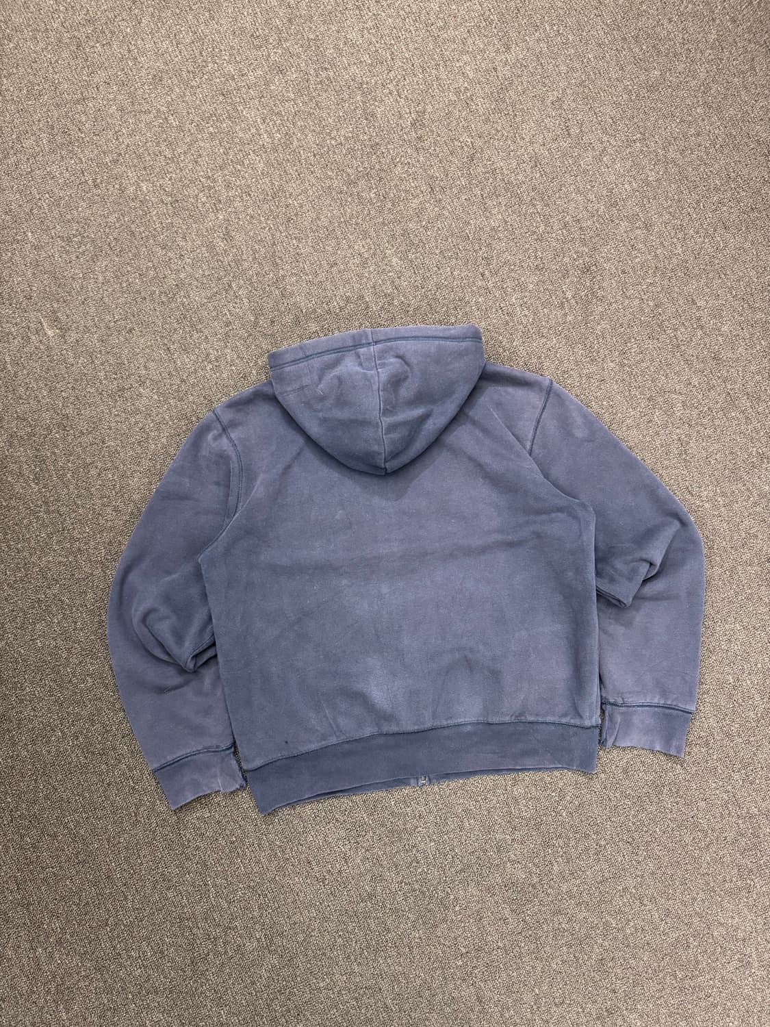 S)타미힐피거 빈티지 자수 포인트 네이비 기모후드집업 상품이미지6