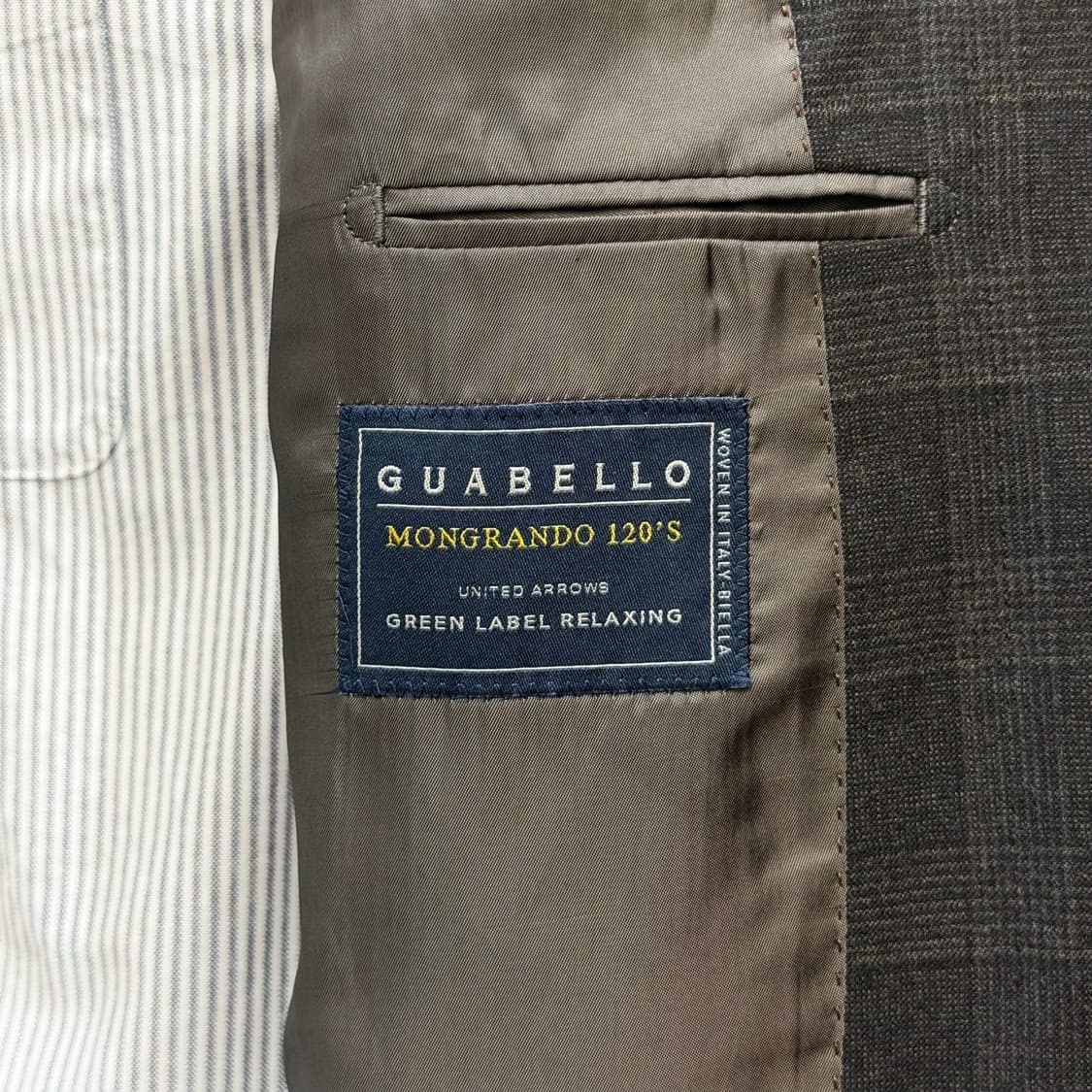 United Arrows 빈티지 글렌체크 자켓 상품이미지10