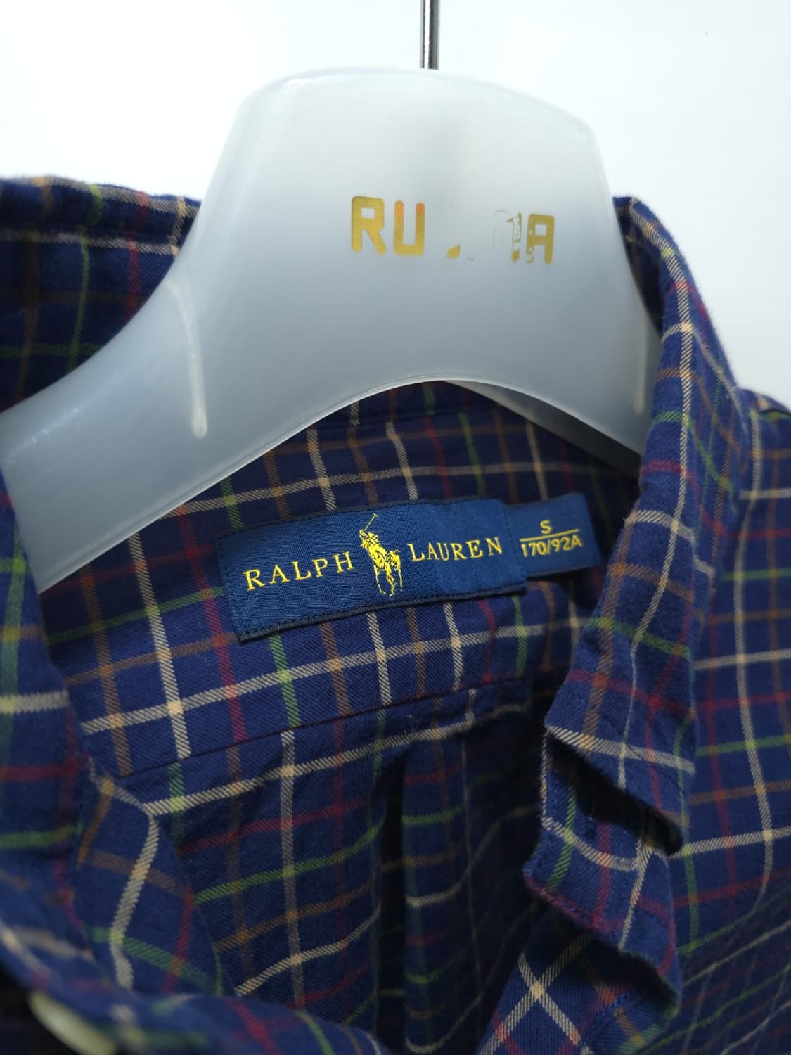 폴로랄프로렌 네이비 체크셔츠 (남성90~95) 상품이미지6