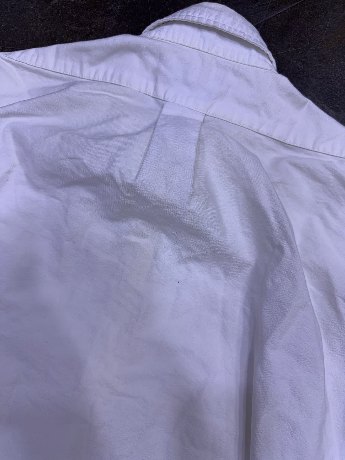 폴로 랄프로렌 커스텀핏 옥스포드 셔츠 화이트 셔츠 S 상품이미지6