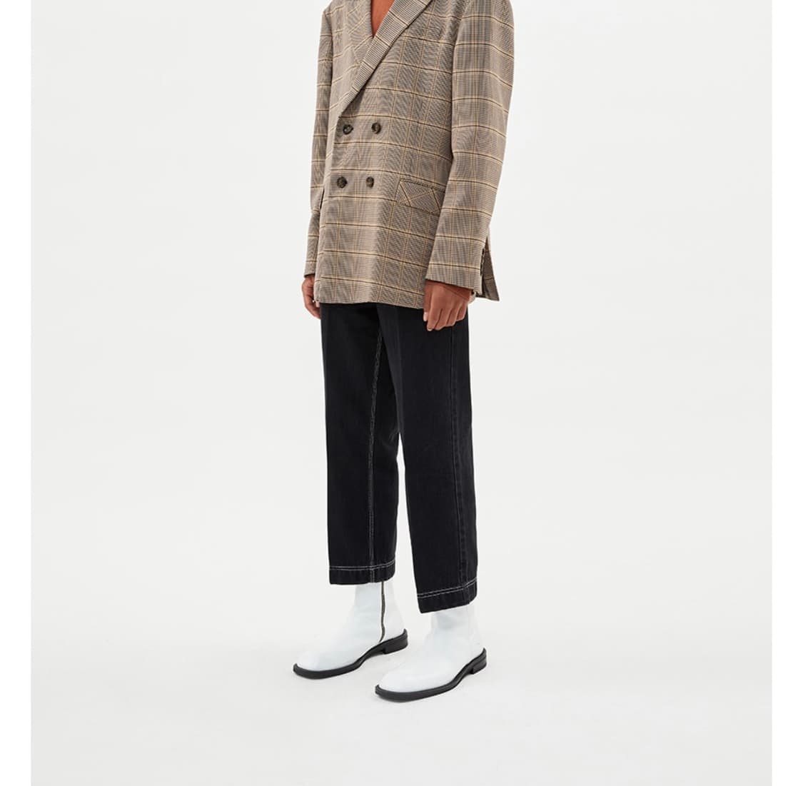 앤더슨벨 스티치 크롭 데님 S 새제품 상품이미지3