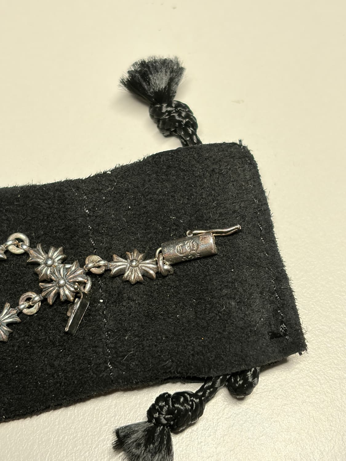 (새상품) 크롬하츠 타이니 e-ch 팔찌 12링크 풀구성 상품이미지4