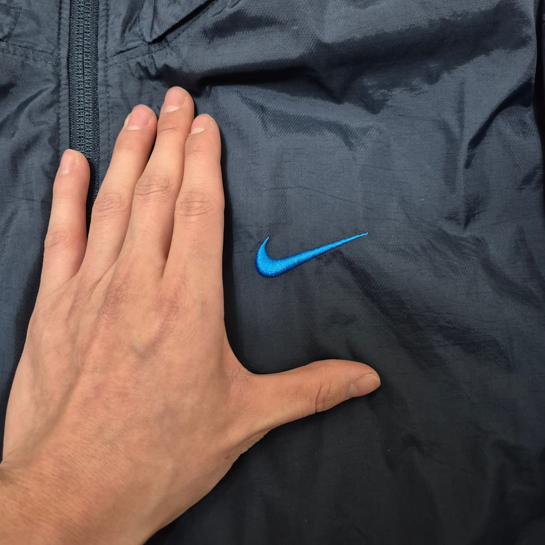 나이키 스우시 배색 바람막이 자켓 XL(105) 상품이미지4
