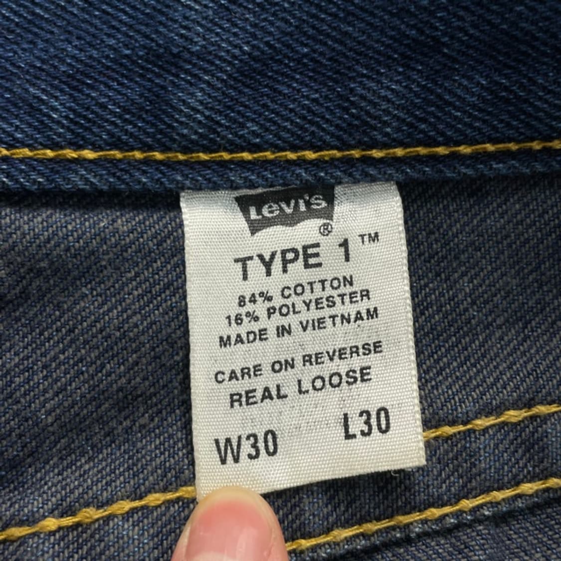 30 리바이스 타입원 청바지  상품이미지3