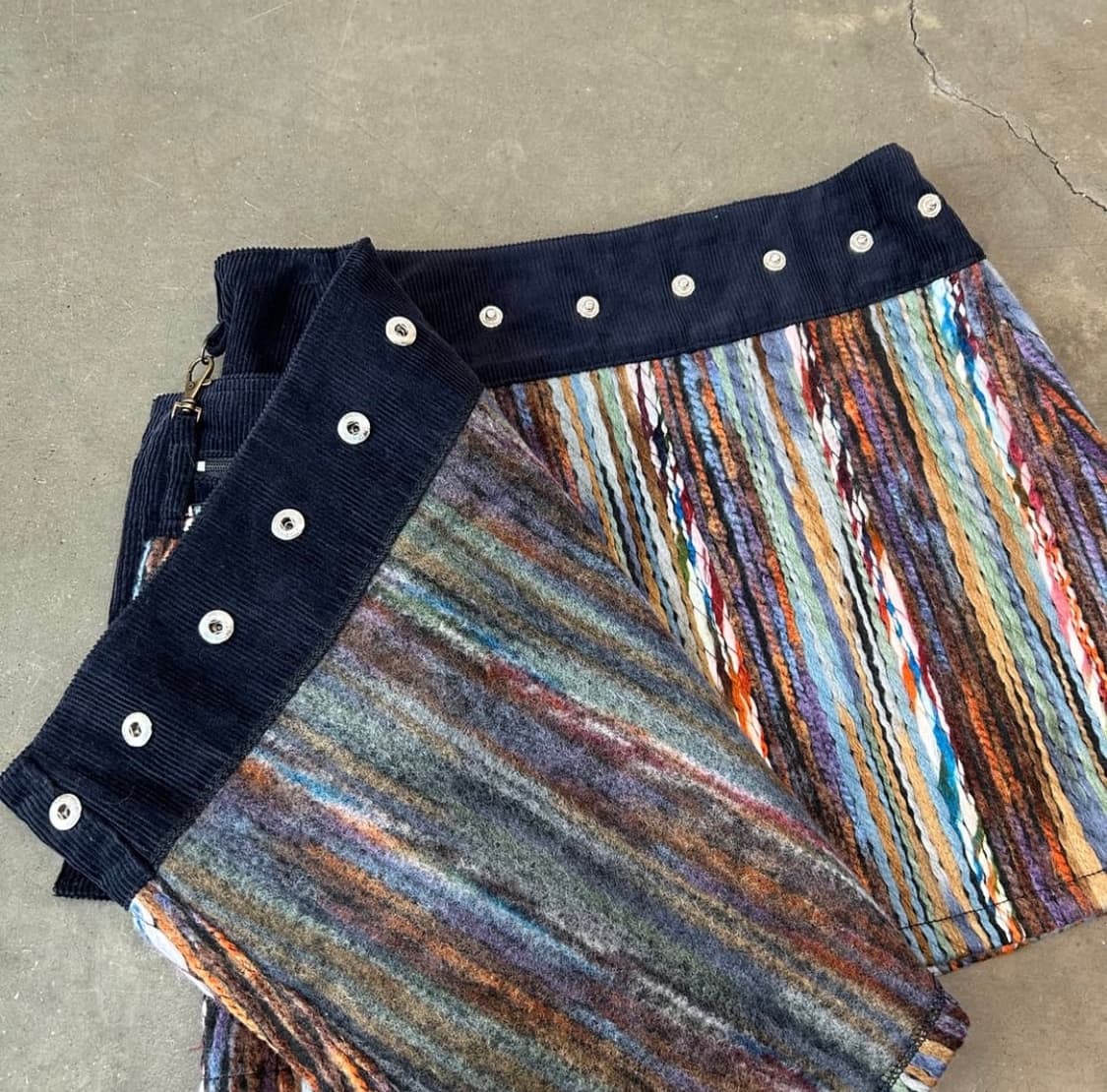 에스닉 빈티지 랩스커트 상품이미지2