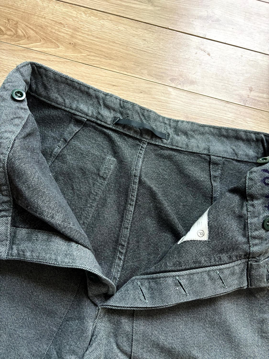 60's 스웨덴 프리즈너 워크 팬츠 32~33" 상품이미지6