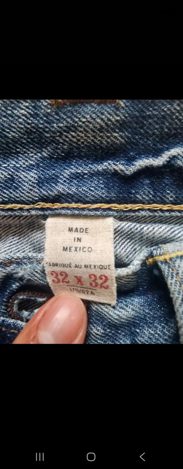 RRL 더블알엘 슬림핏 리페어 디스트로이드 데님 32x32 상품이미지9