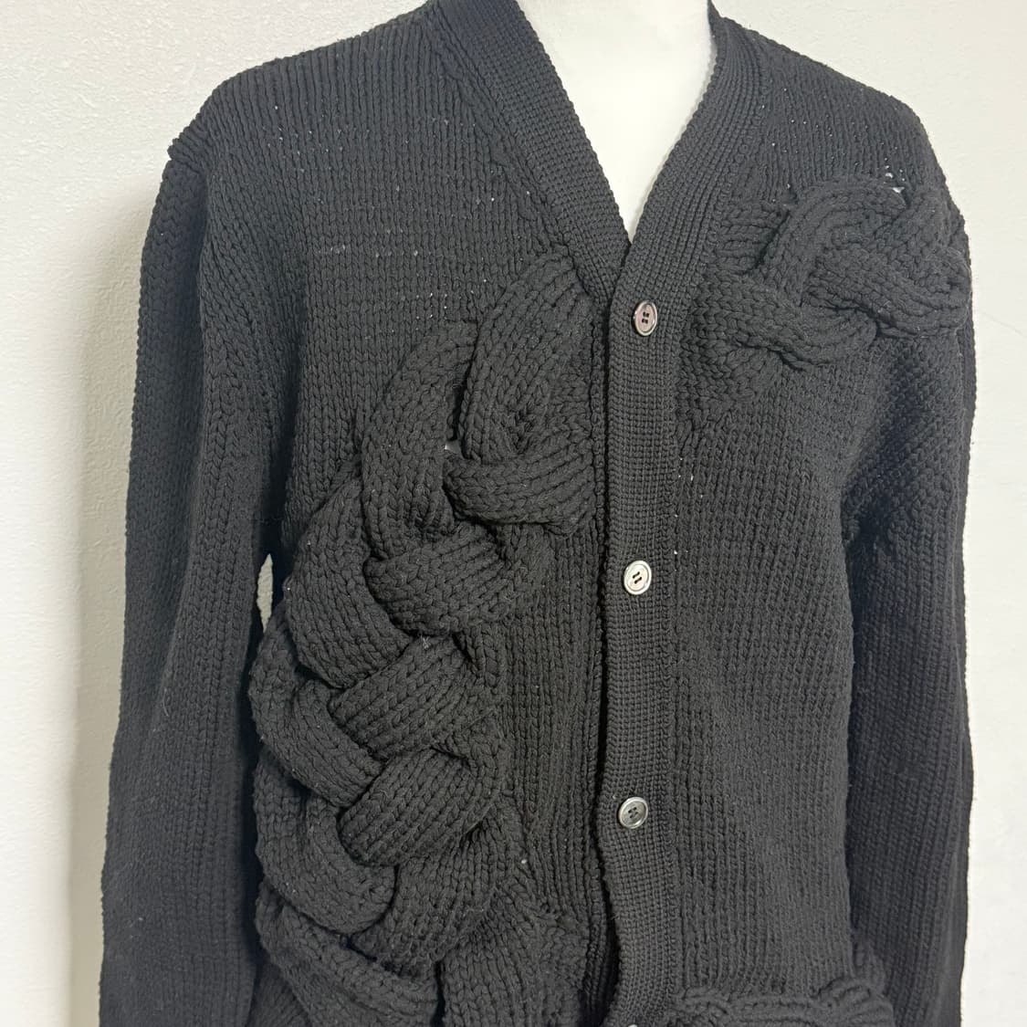 23aw 꼼데가르송 옴므플러스 니트 스웨터 m 상품이미지5