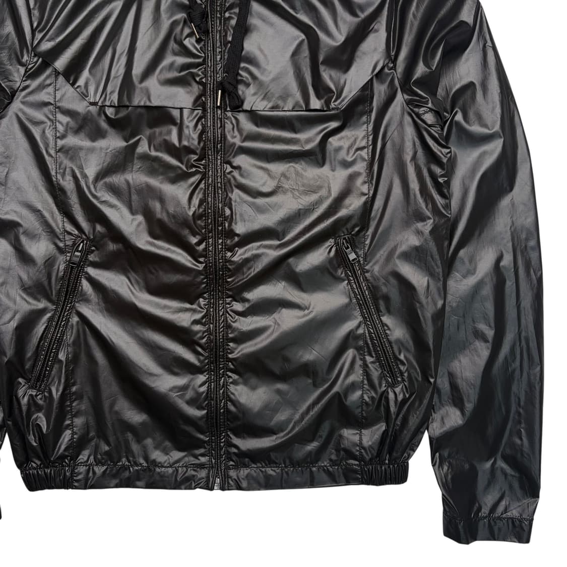 코데즈컴바인 블랙 나일론 바람막이 L 상품이미지3