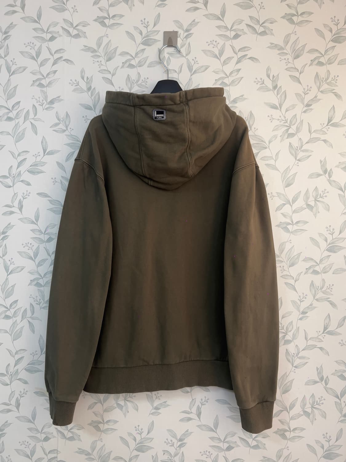 후부 FUBU 빈티지 후드티 카키 L 상품이미지4