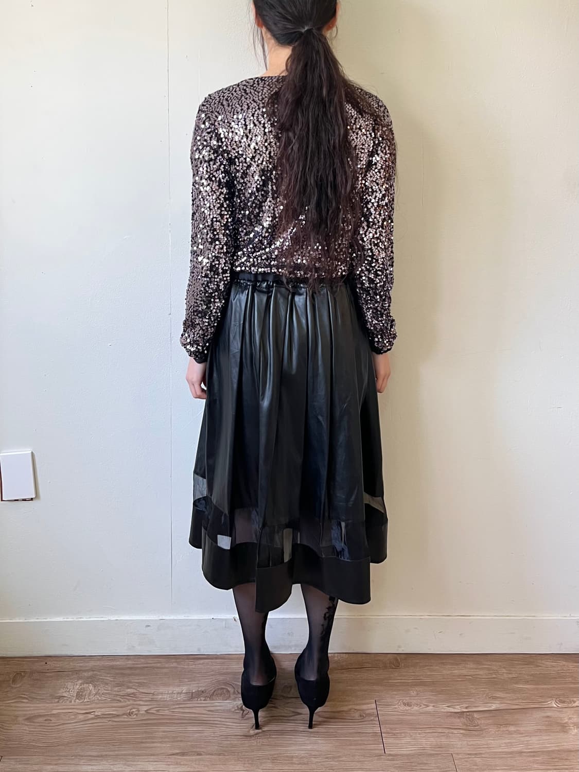 juniowwret 페이크 레더 스커트 상품이미지10