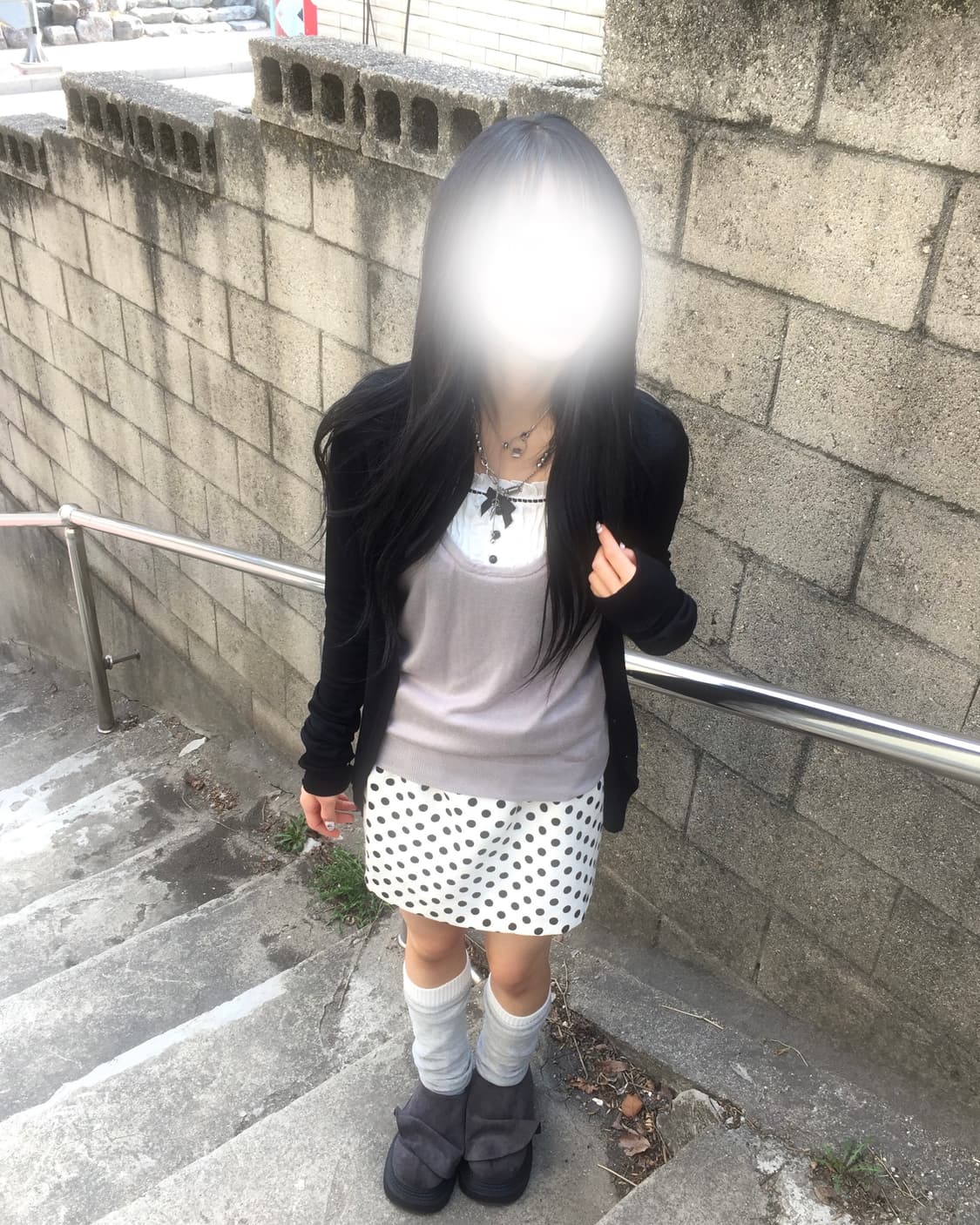 빈티지 도트 코디세트 상품이미지1