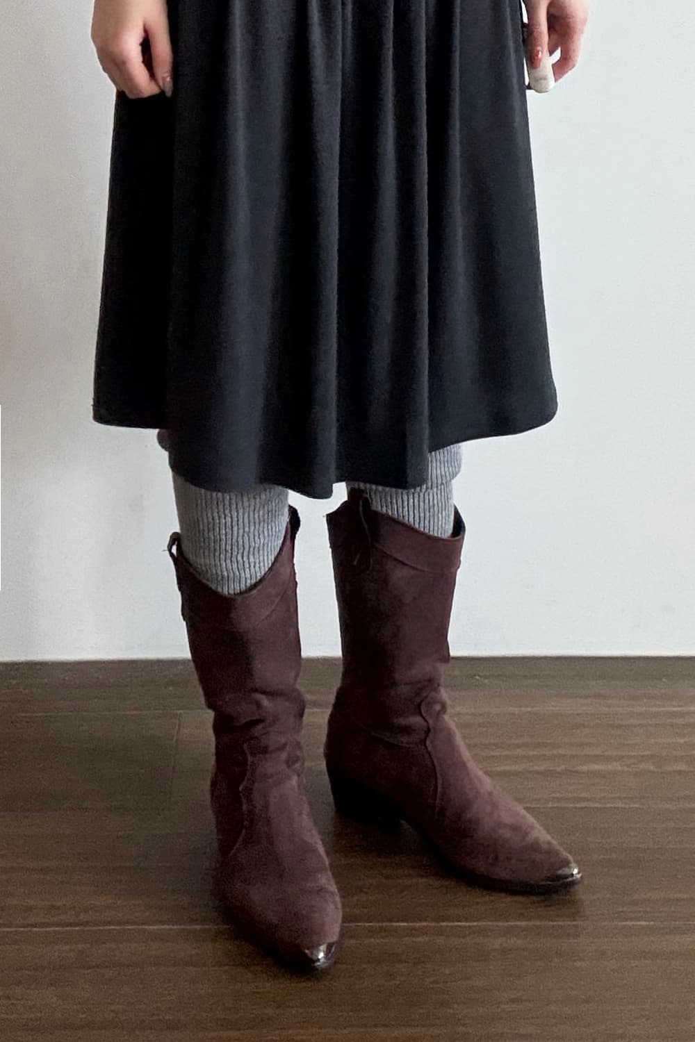 Suede Western Boots 상품이미지8